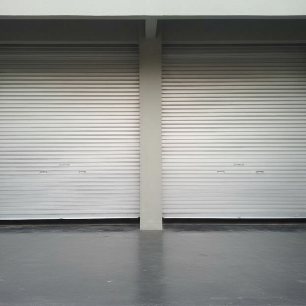 Rolling Aluminium Suma Doors tampak depan